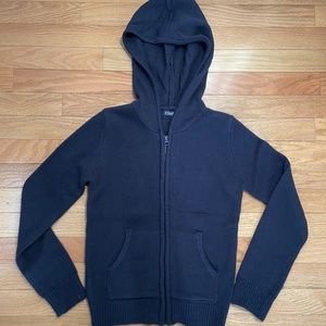 Chaps Girls kids zip up hooded sweater size 8/10